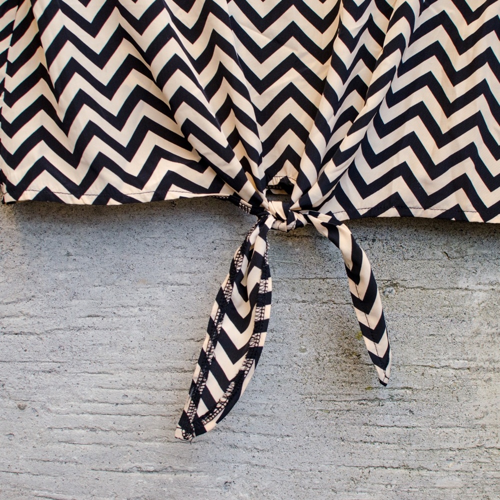 Charlotte Russe Striped Blouse - Picture 5 of 5
